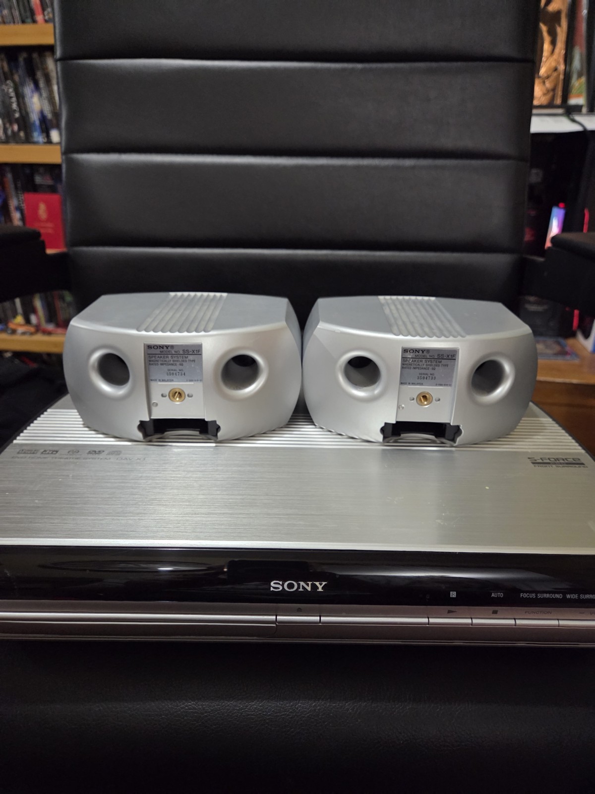 SONY S-Force Pro Home Theater System Player Receiver DVD/CD HCD-X1 No Remote
