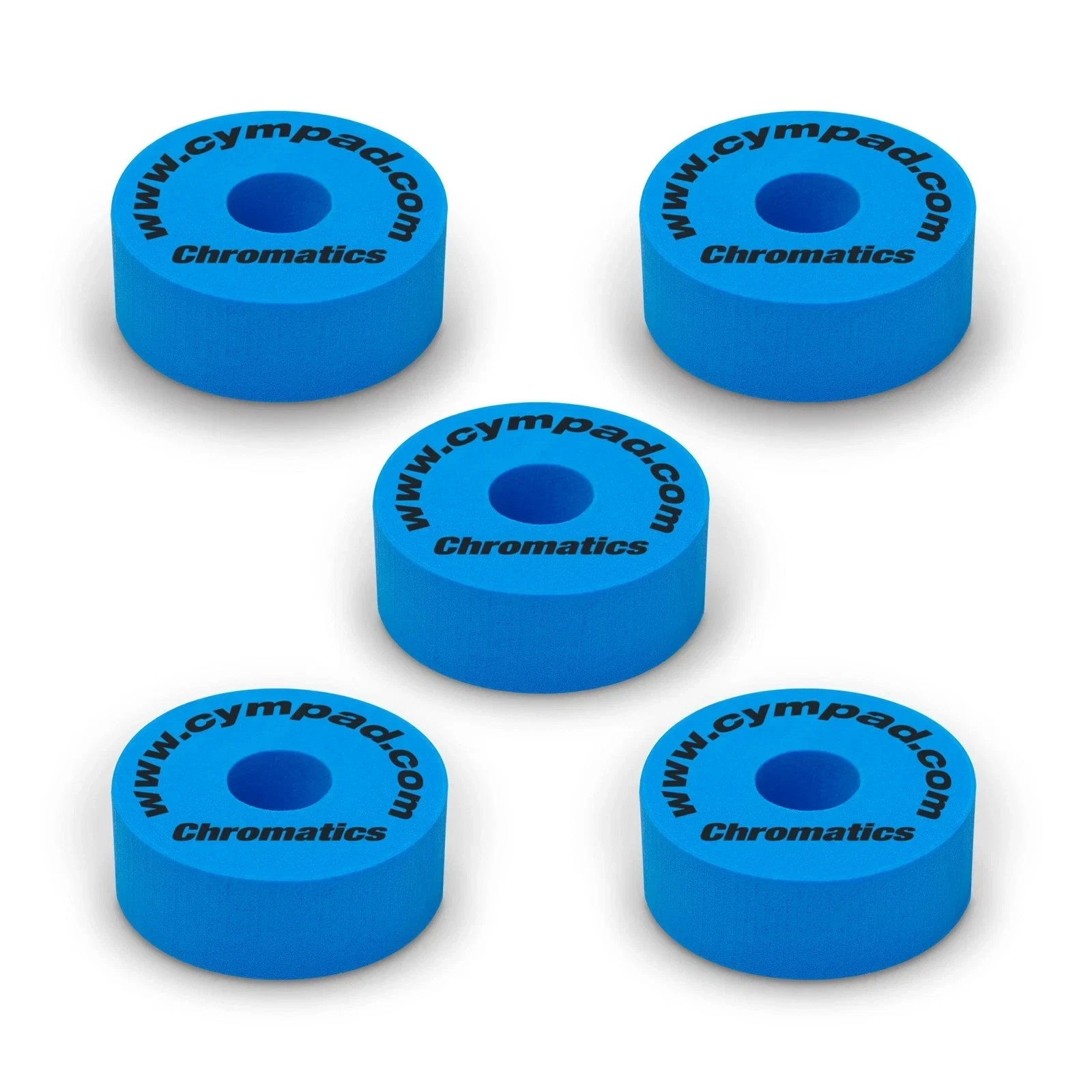 Blue Chromatics Foam Cymbal Pad Set – High-Density Memory Foam Washers for En...