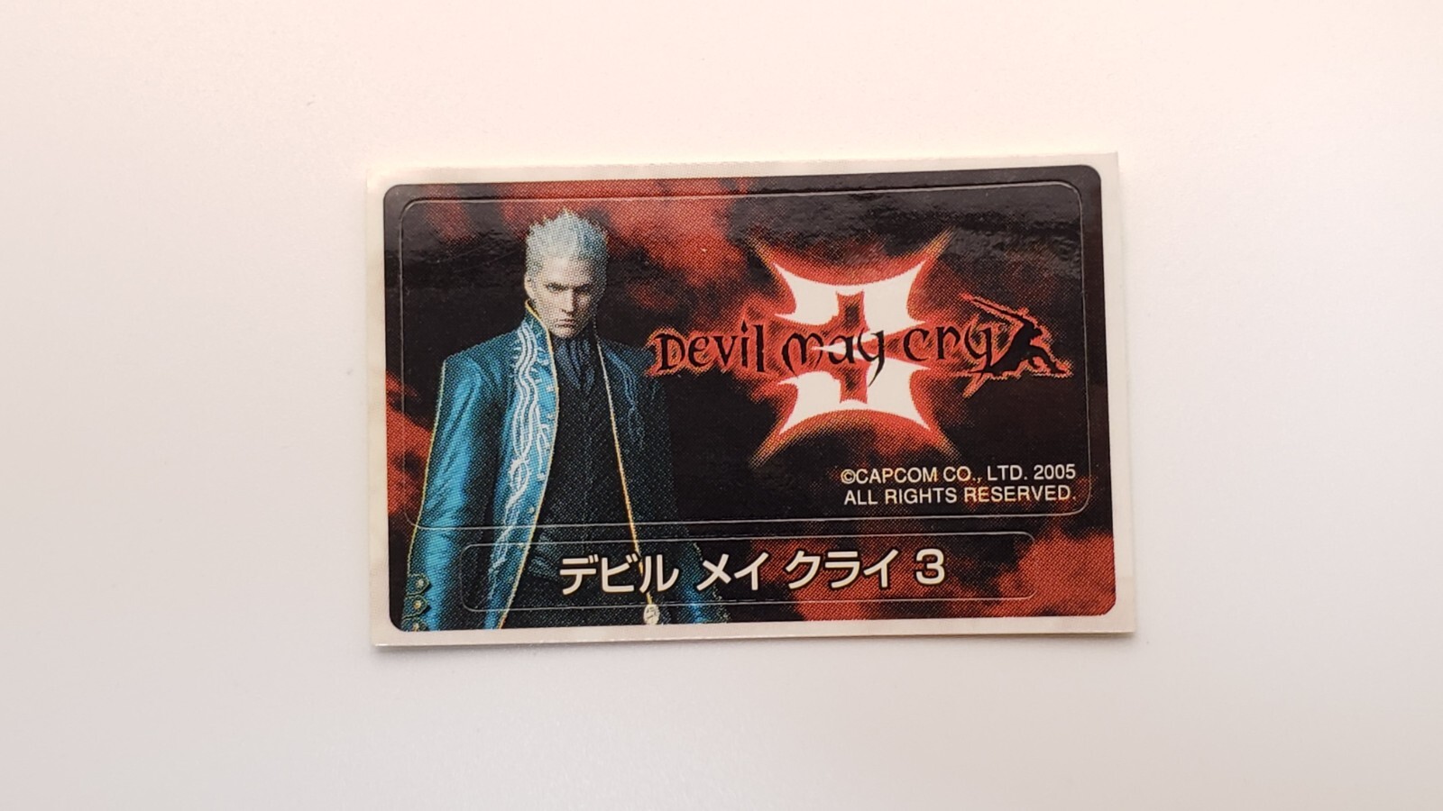 Devil May Cry 3 DMC Memory Card Sticker $5 Ship any qty PlayStation 2 PS2