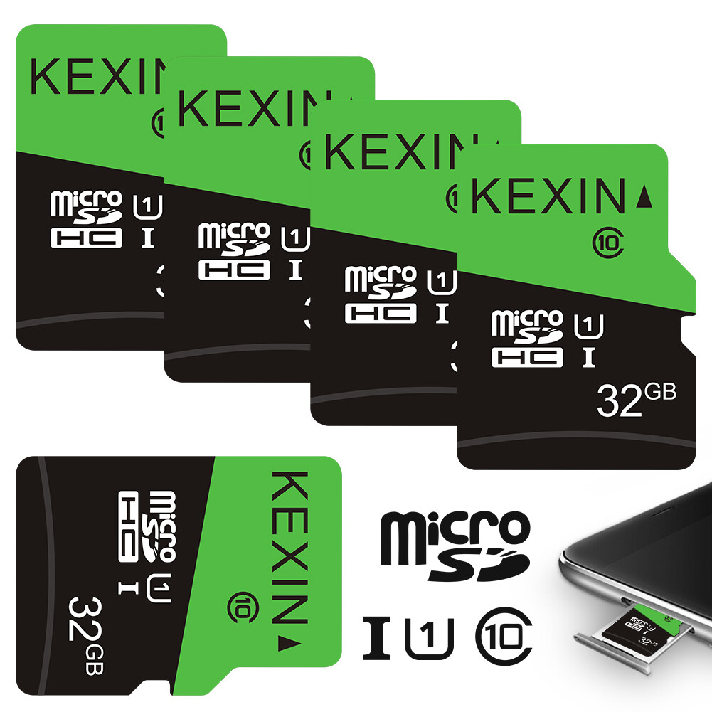 Kexin 32GB Lot 2 /3 /5 Pack High Speed Ultra SD Card Micro SDHC Class 10 TF Card