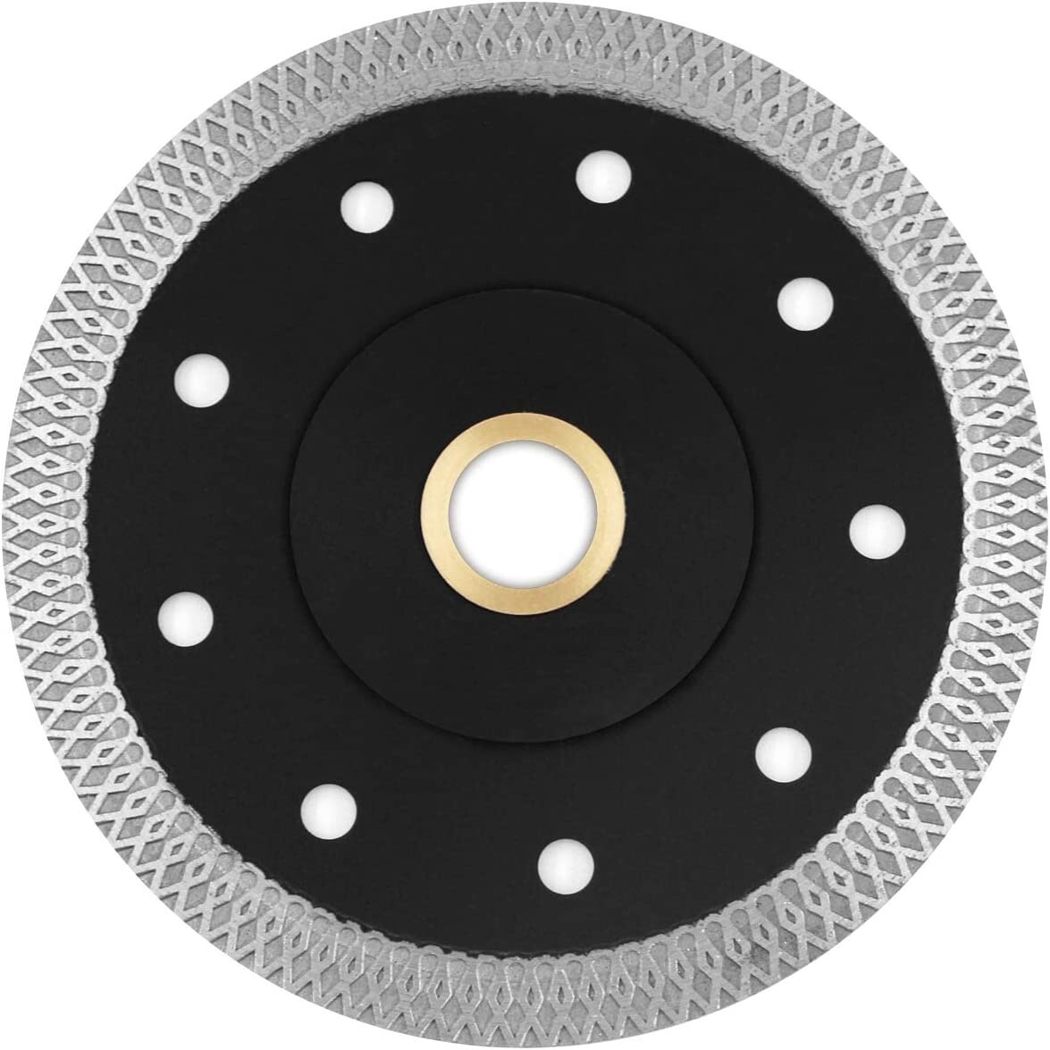5" Diamond super thin blade 1000+ ft Life, Fast Smooth Edge Cut marble ceramic