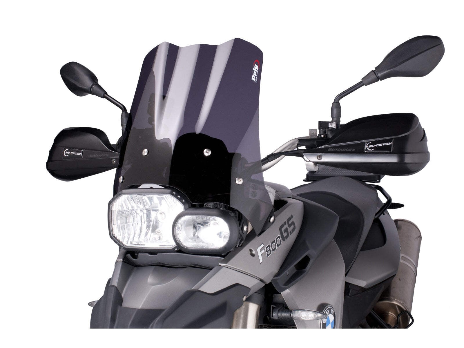 Puig Touring Screen Windshield Windscreen Dark Smoke for BMW F650 GS (08-12)
