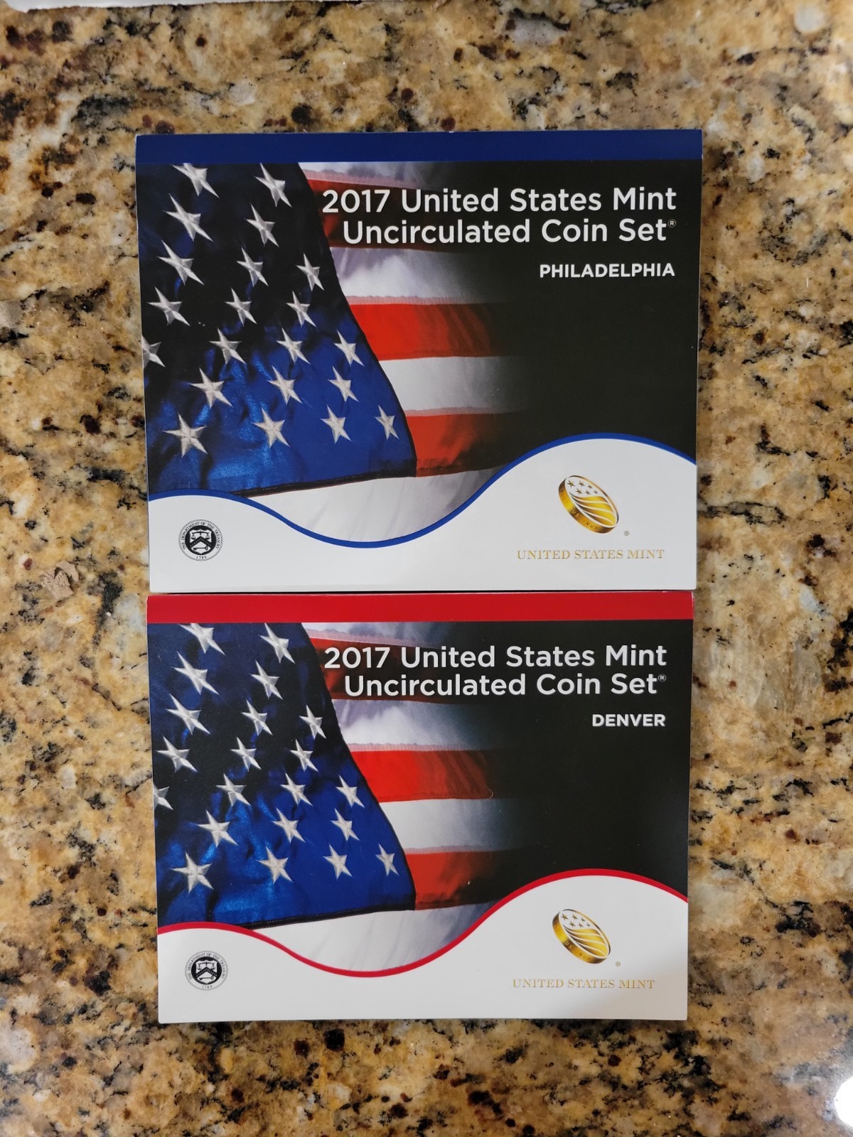 2017 2 US Mint Uncirculated Sets - Philadelphia and Denver - 10 Coins Each Set