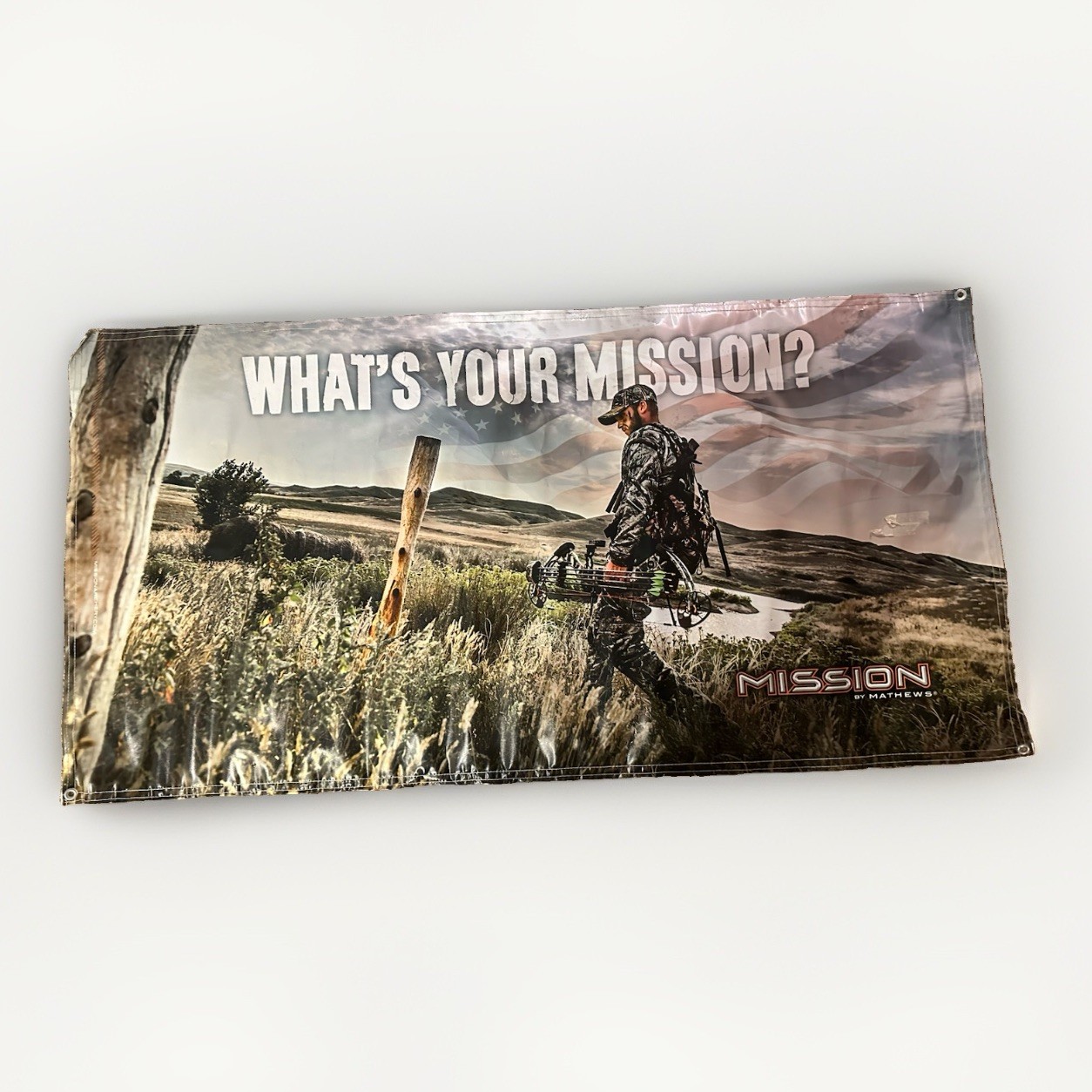 *RARE* Mission By Mathews Archery Banner Marketing Authentic Advertising 70”x36”