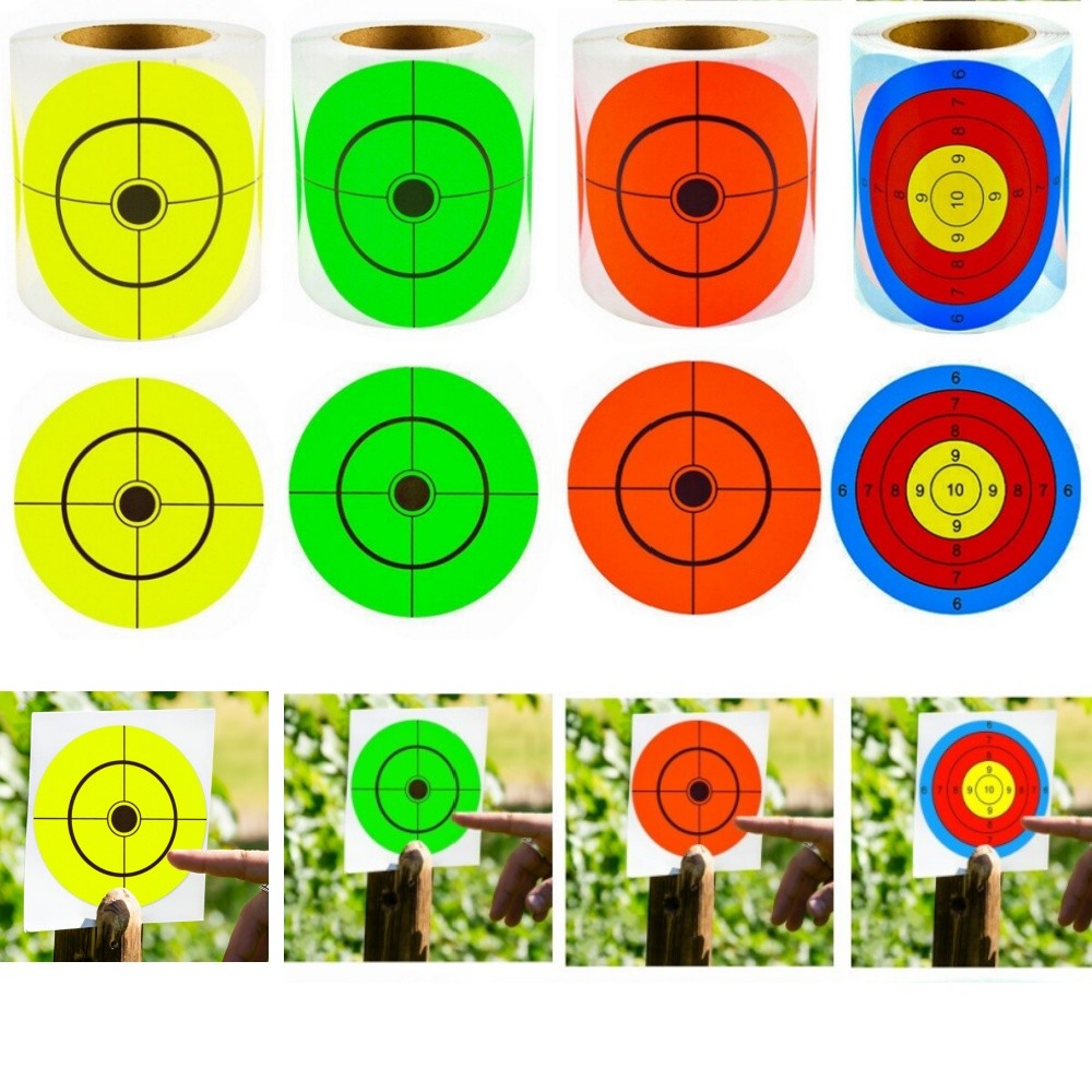 200/400X 3'' Splatter Targets Stickers for Shooting Range Targets Self Adhesive