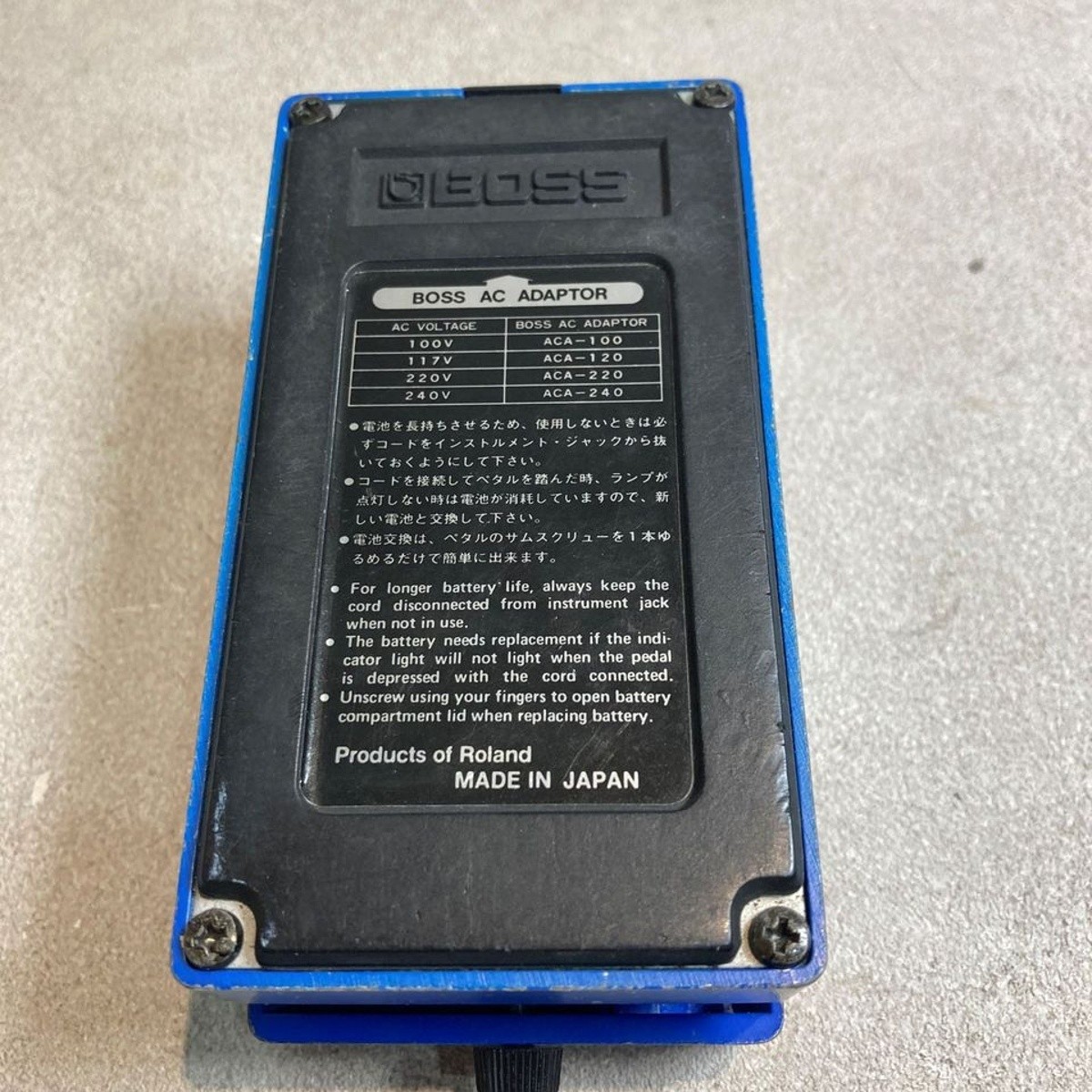 Boss Cs-2 Compression Sustainer Mie Main Store