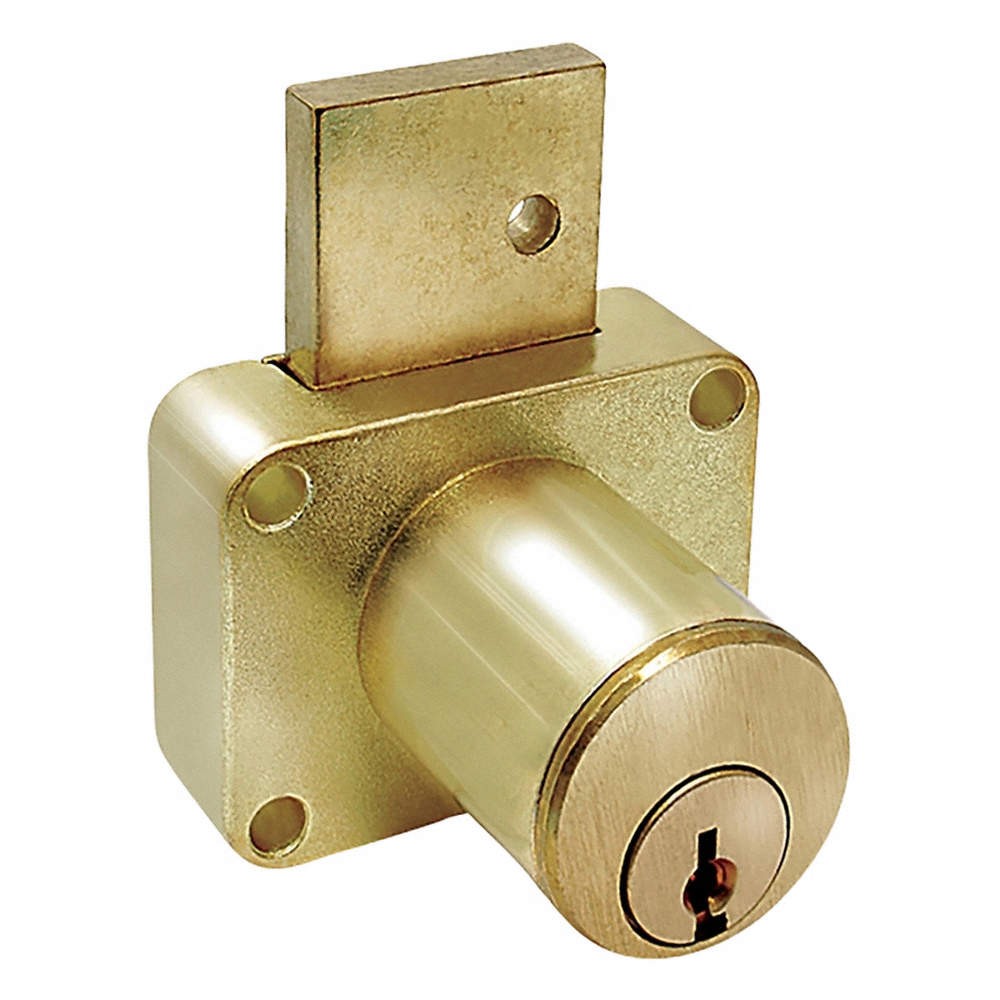 COMPX NATIONAL C8173-KD-4 Remov Core Lock,Gold,Rectangular 4TXZ6
