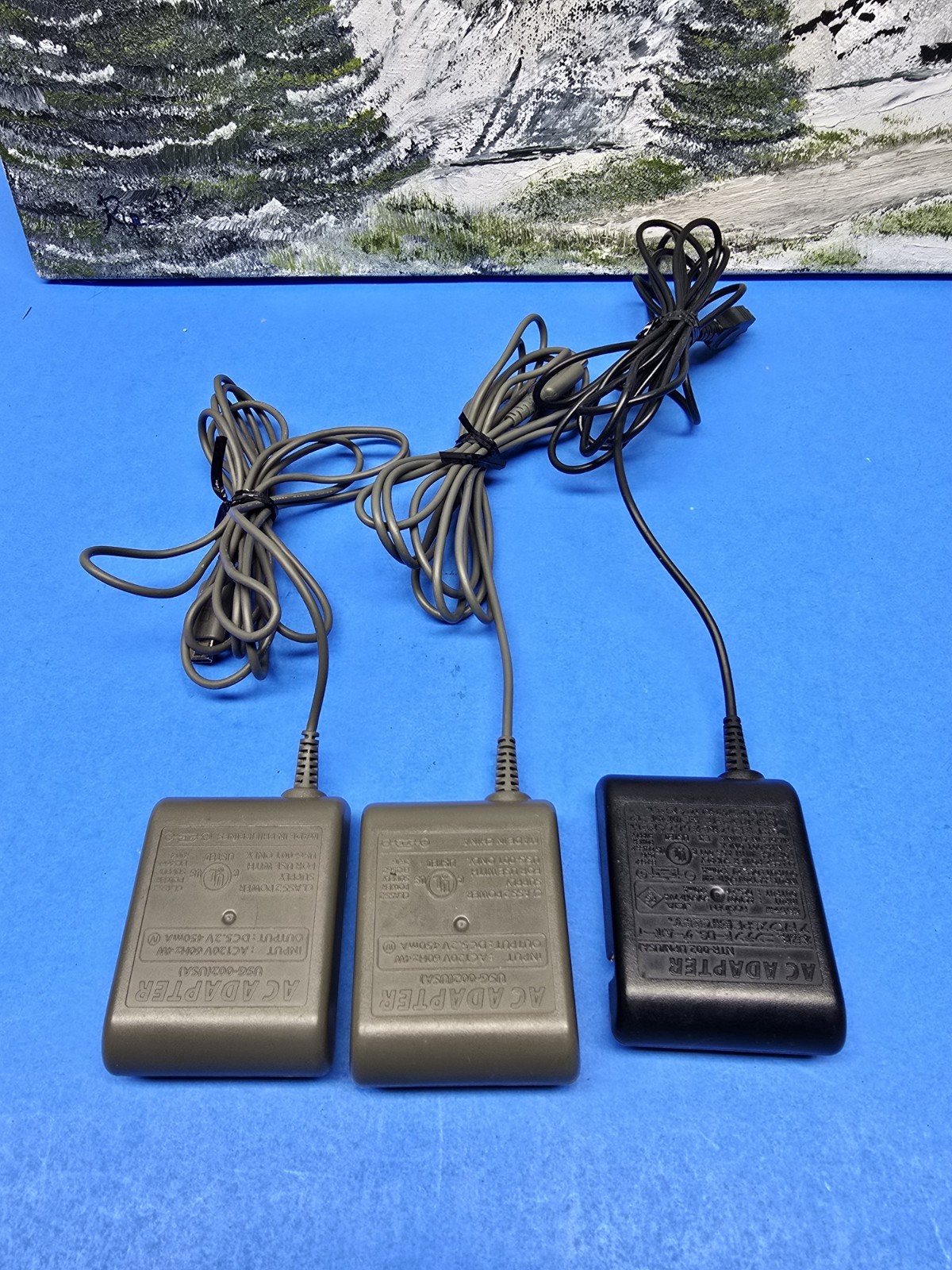 Official AC Adapter Charger Wall Plug Nintendo DS Lite( 2) USG-002, (1) NTR-002