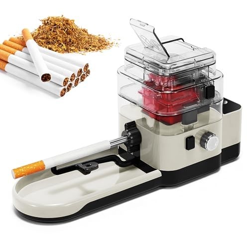 Automatic Electric Cigarette Rolling Machine & Tobacco Grinder, Portable for 8mm