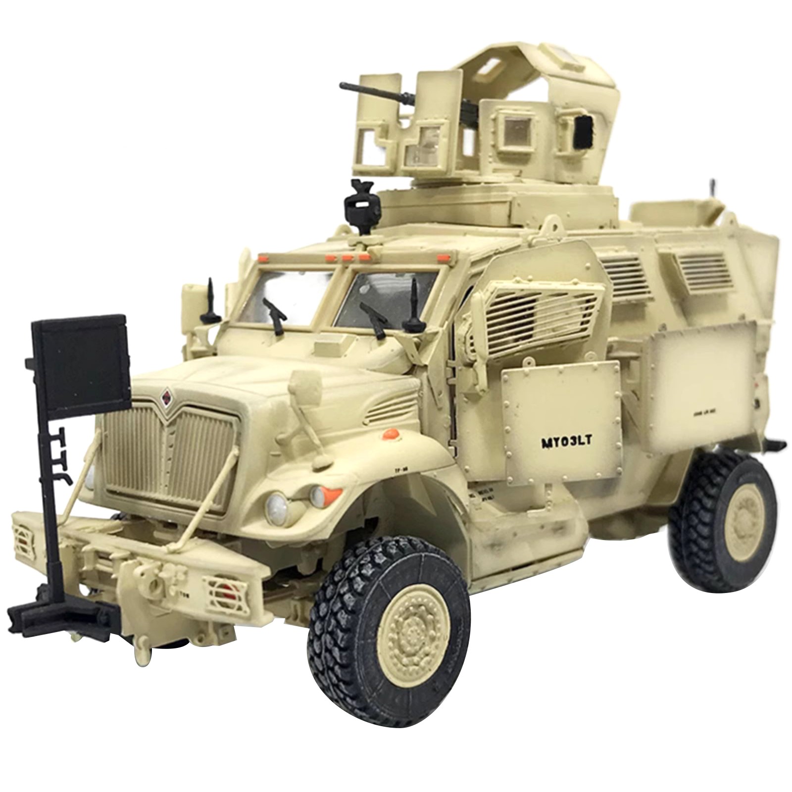 4.3in M1224 US MaxxPro Mine Resistant Anti Ambush Vehicle Finished Model Toy Set