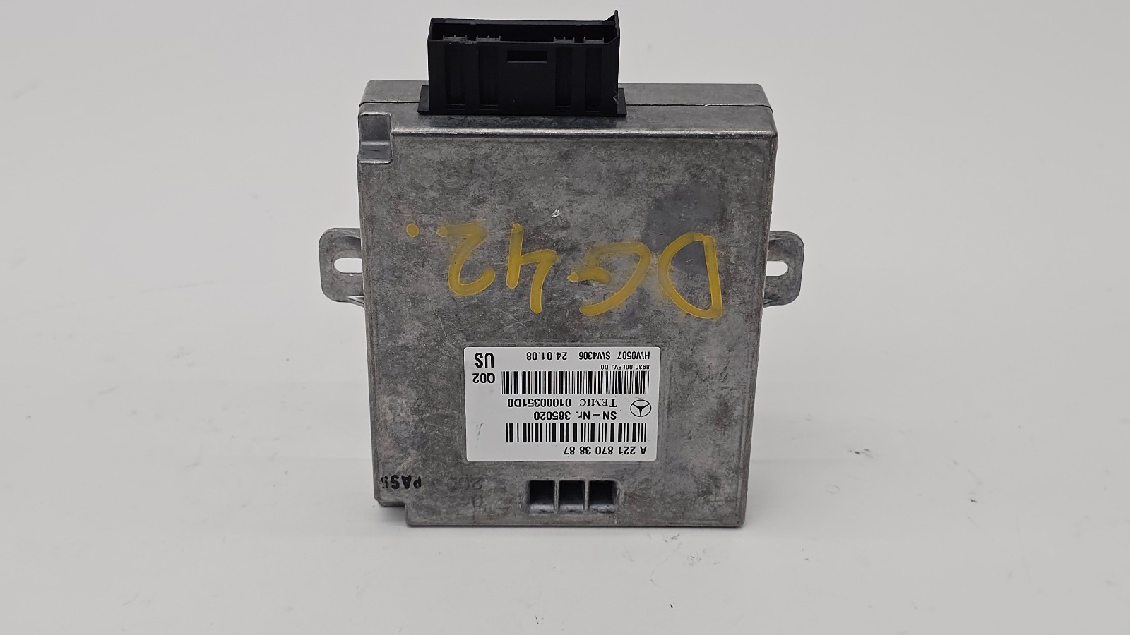 07-14 Mercedes W221 C216 CL550 Voice Language Communication Control Module OEM
