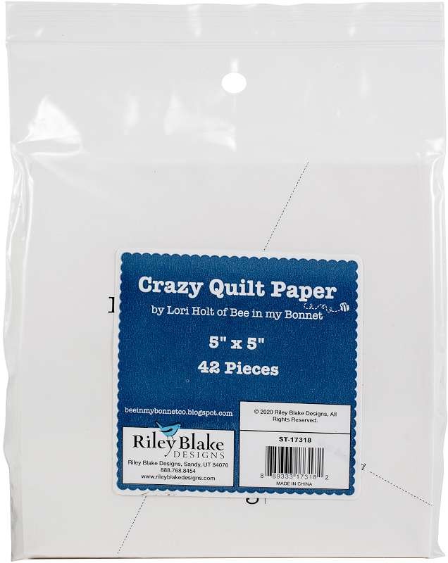 Riley Blake Crazy Quilt Paper 42/Pkg 5"X5" Stacker