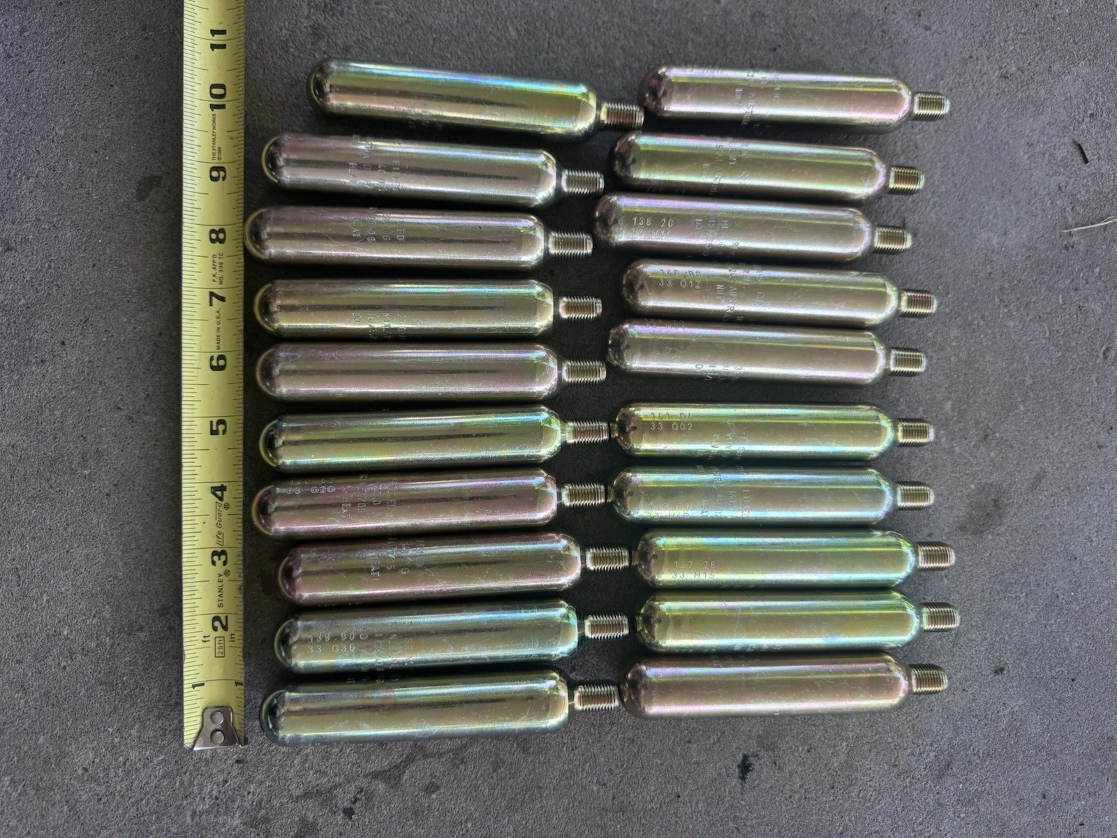 33 Gram Co2 Cartridges X20 Pack