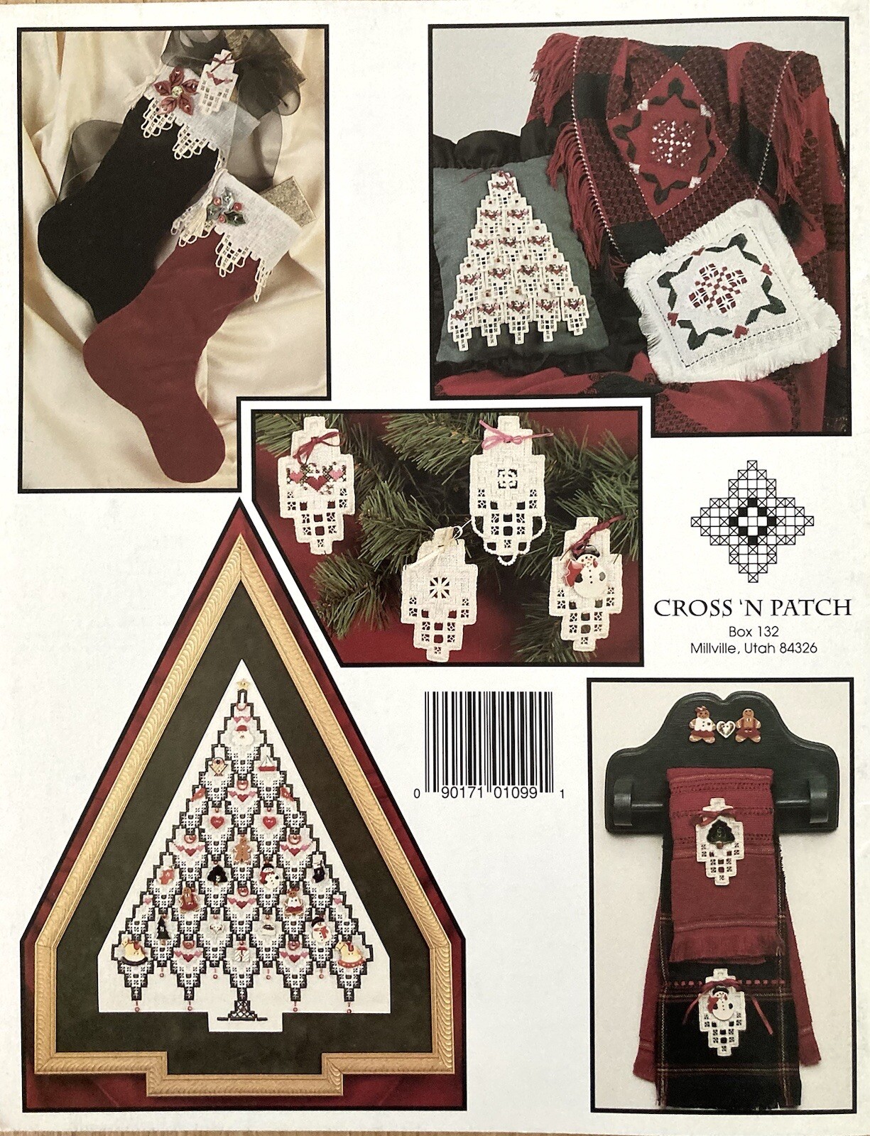 Cross ‘N Patch Oh Christmas Tree by Emie Bishop 1994