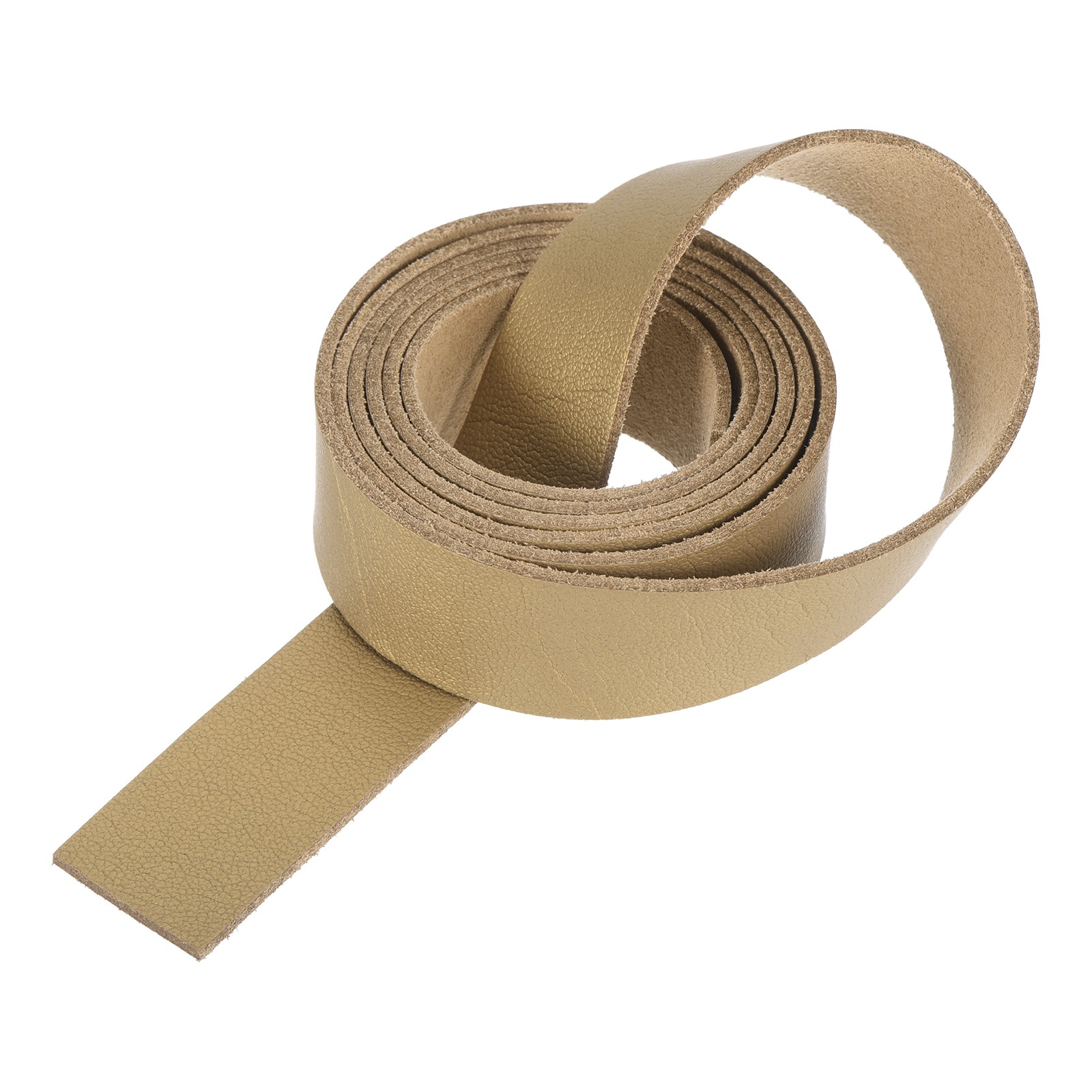 Leather Straps Strip Belt 2cm(0.8" Width) Leather Strips Golden