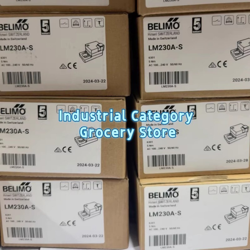 1PC New BELIMO LM230A-S Electric Throttle Air Valve Actuator 5NM LM230AS