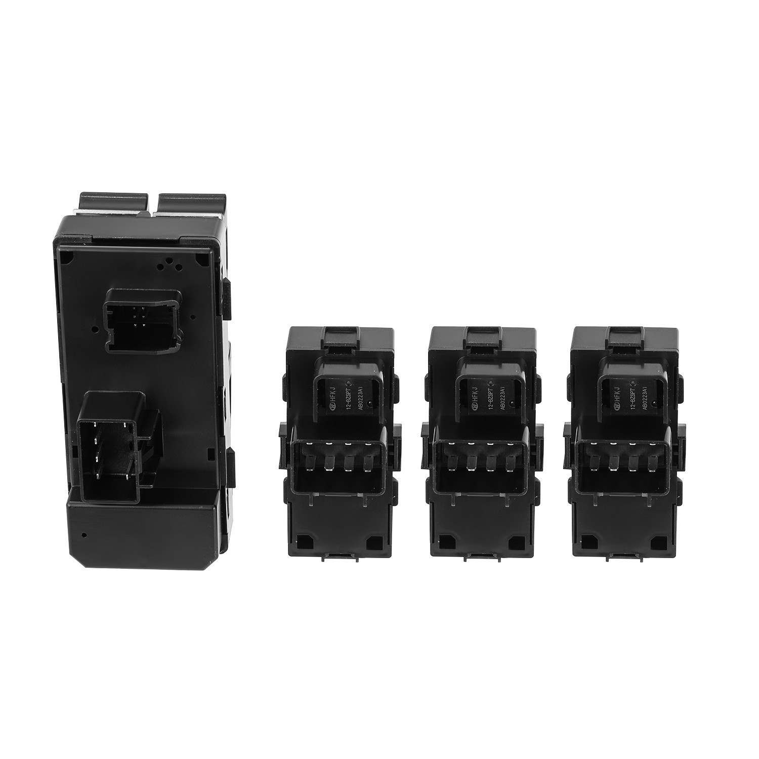 Power Window Switch For 07-13 Chevy Silverado GMC Driver Side & 3 Pcs Passenger