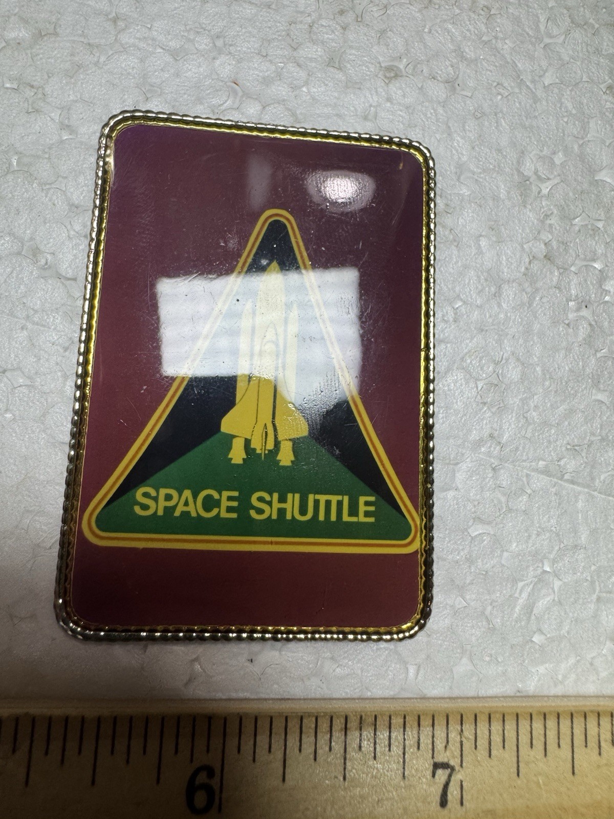 Vintage NASA Space Shuttle Souvenir Medallion