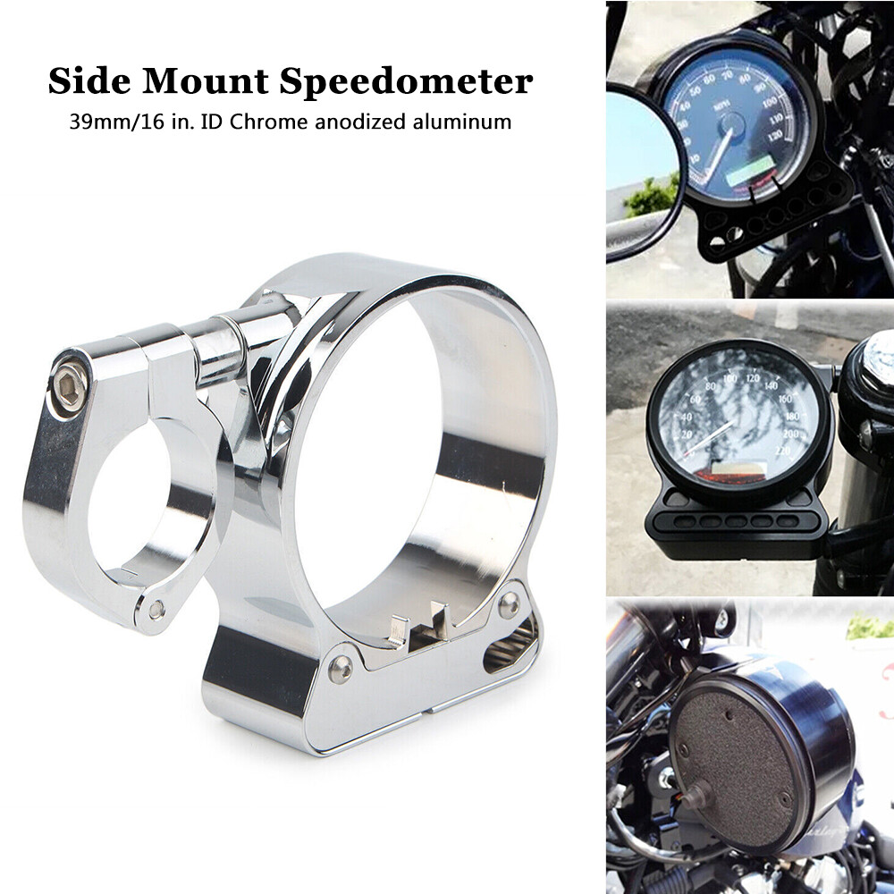 39mm/16" Side Mount Speedo Relocation Bracket For Harley Sportster XL883 XL1200