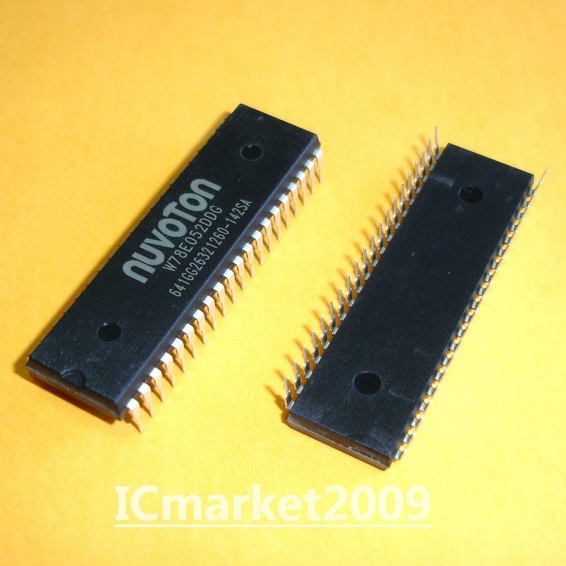 5 PCS W78E052DDG DIP-40 W78E052 DDG 8-Bit Microcontroller Chip IC