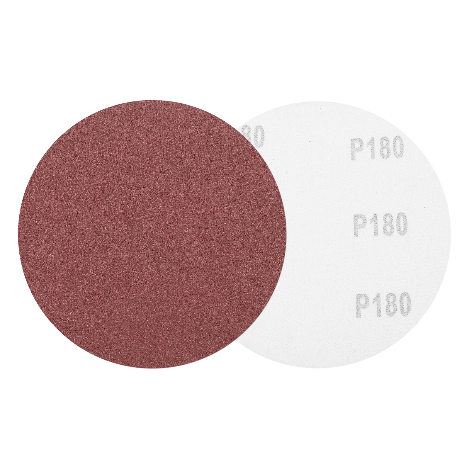 5 Pcs 6 Inch Sanding Disc 180 Grit Hook and Loop Sandpaper