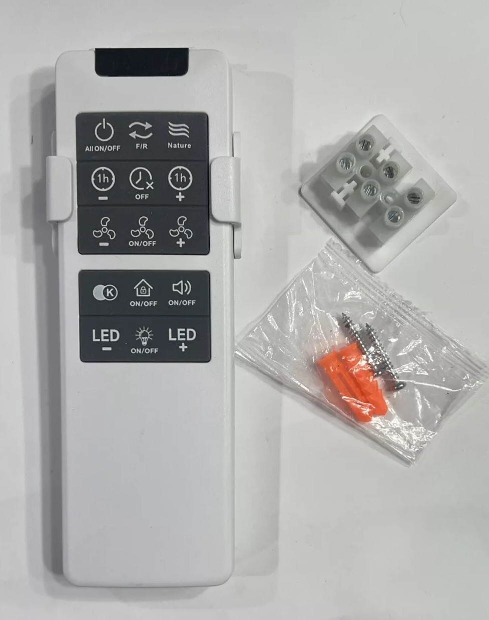 FJ1003A Fan Remote Control Replacement W/Wall Bracket F202405026 NEW