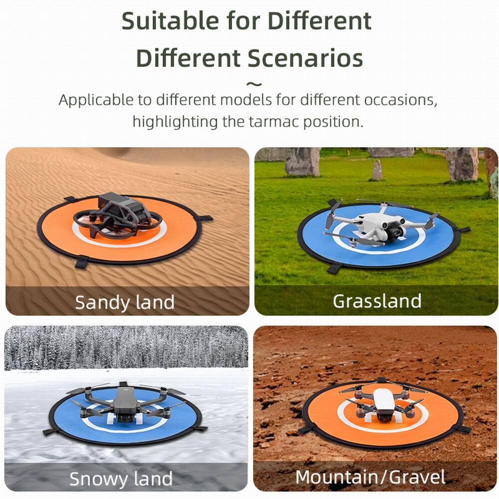 30" Drone Landing Pad Helipad Foldable Launch Pad for DJI Mavic Autel EVO