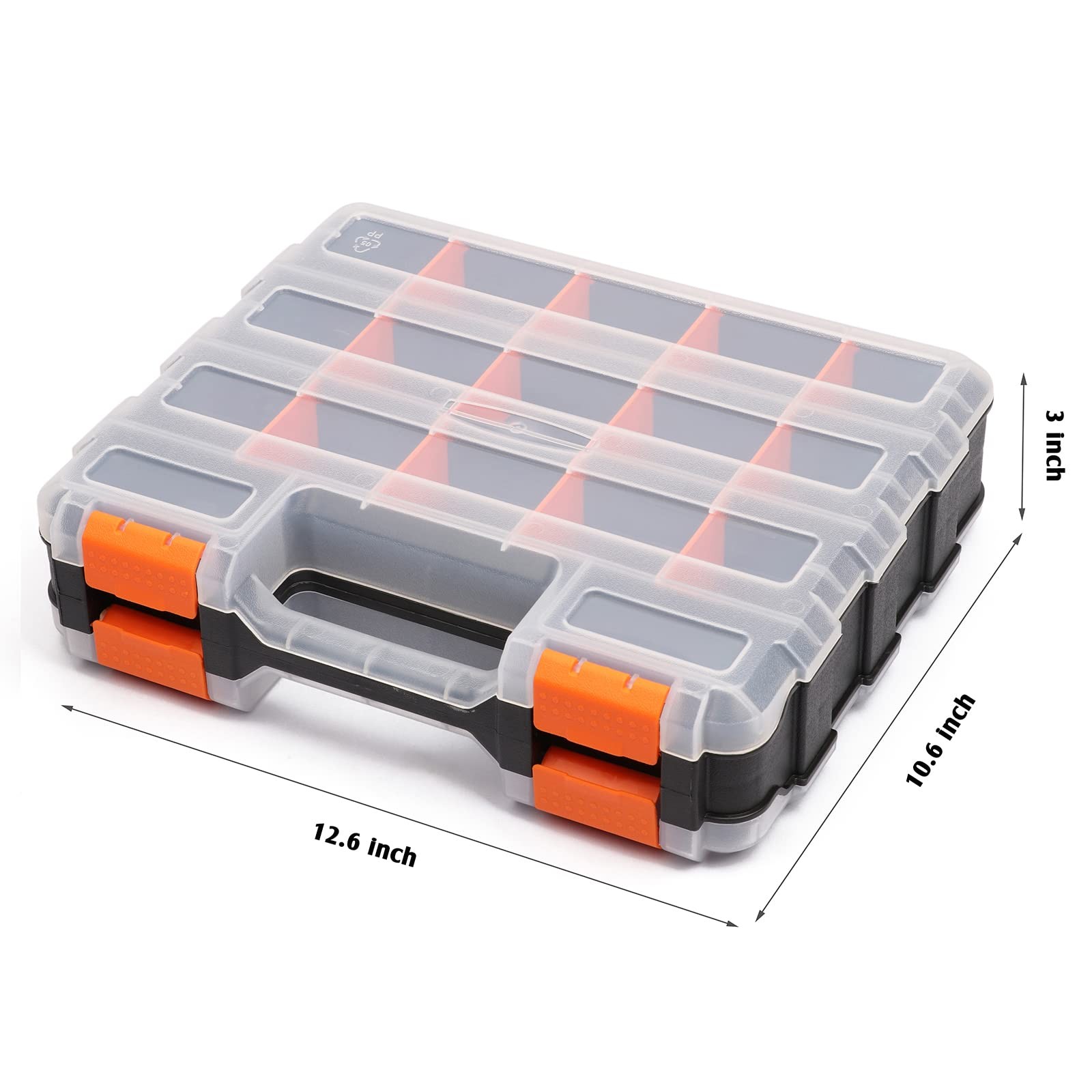 Mayouko Double Side Tools Organizer, Customizable Removable Plastic Dividers,...