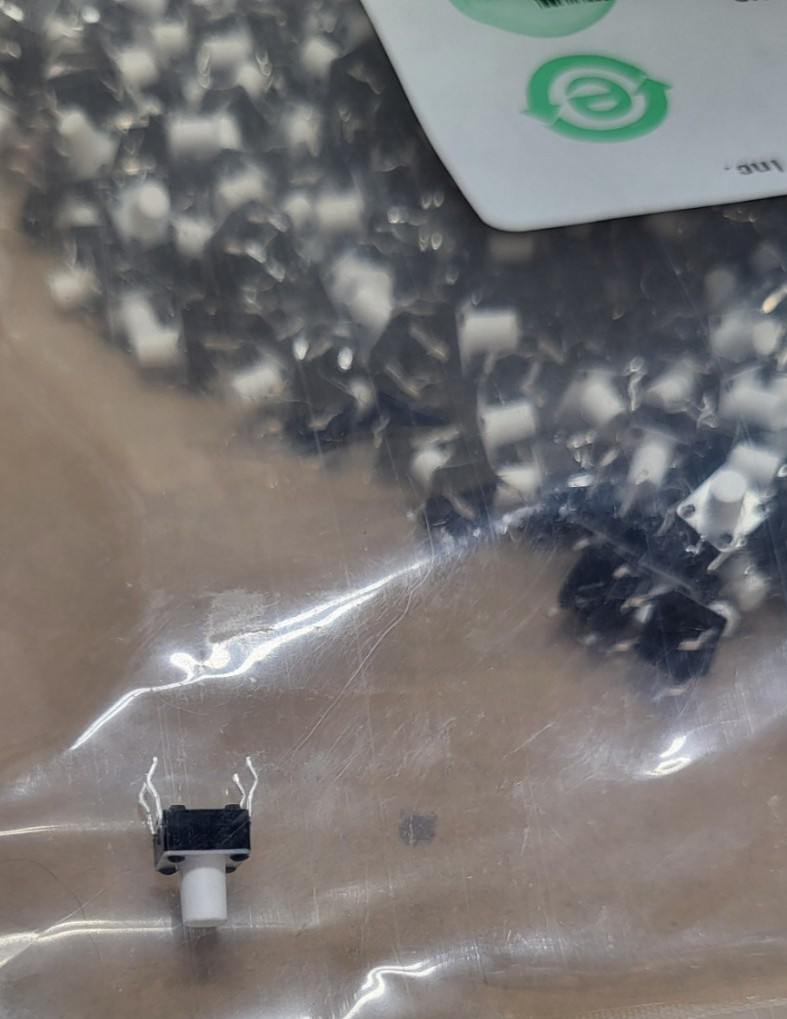 1000pcs TL1105CF160Q SWITCH TACTILE SPST-NO 0.05A 12V