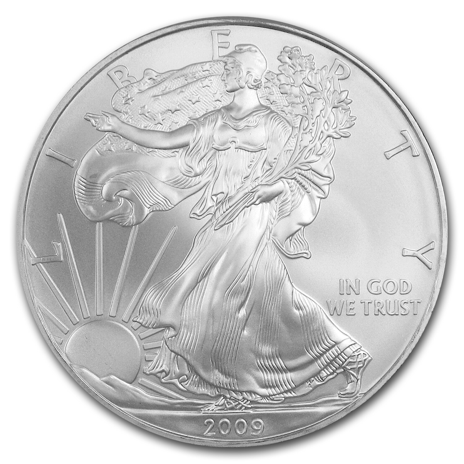2009 1 oz Silver American Eagle (MintDirect® Single) - SKU#167810