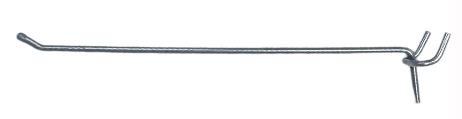 (20 PACK) USA Made 8 Inch Metal Peg Hooks. For 1/8 & 1/4" Pegboard or Slatwall
