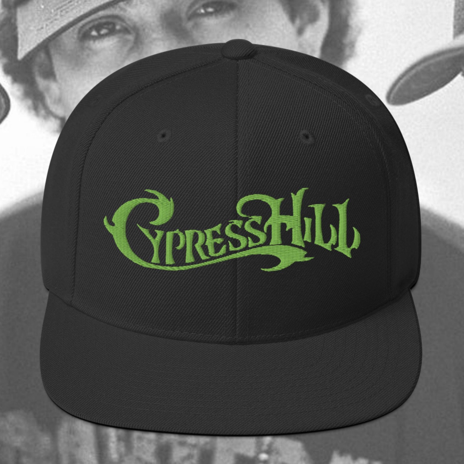 Cypress Hill Snapback Hat Baseball Cap Embroidered Band Logo Green Hip Hop
