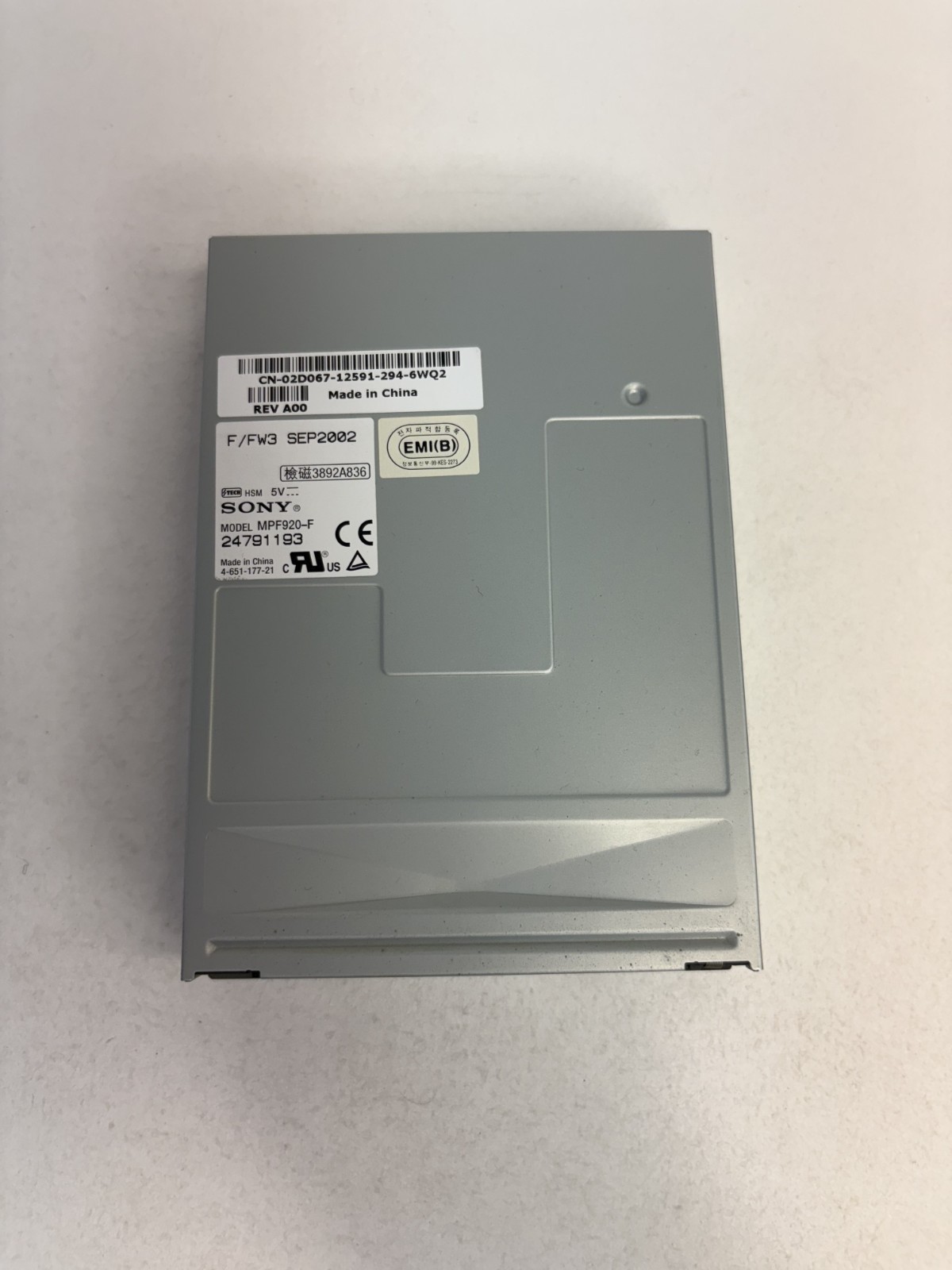 Sony MPF920-F Internal Floppy Disk Drive