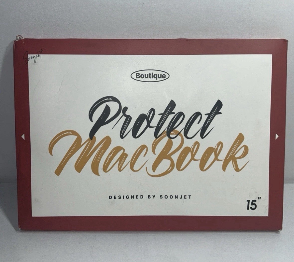 New Soonjet Hard Case For MacBook Air 15” Black - Open Box
