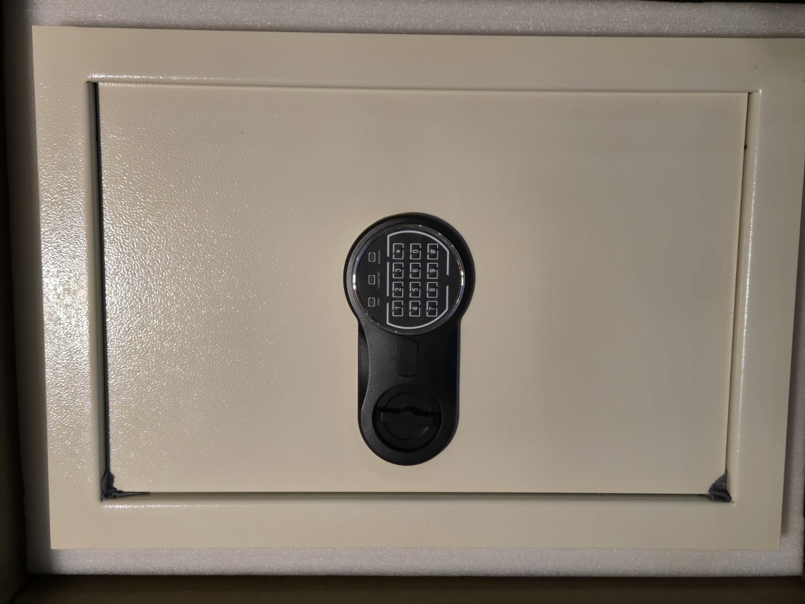 Flat Electronic Large Wall Safe For Jewelry Money Security W 2 Override Keys New