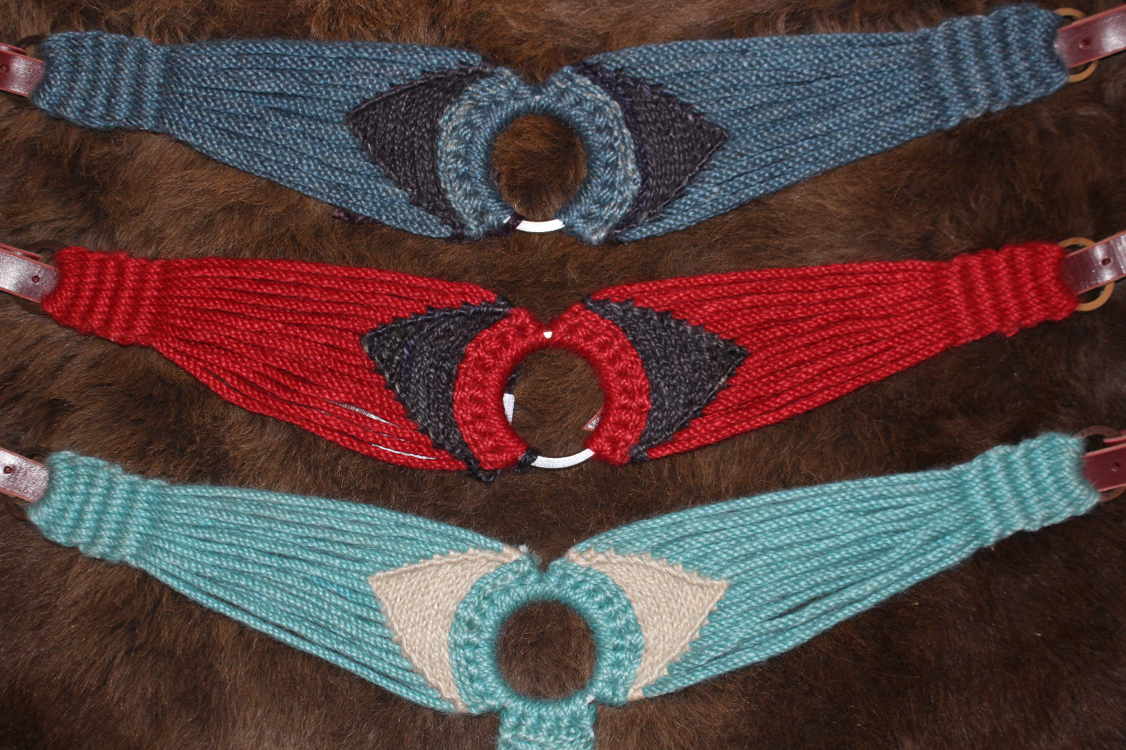 Breast Collar ~ Custom ~ Handmade, 100% Mohair