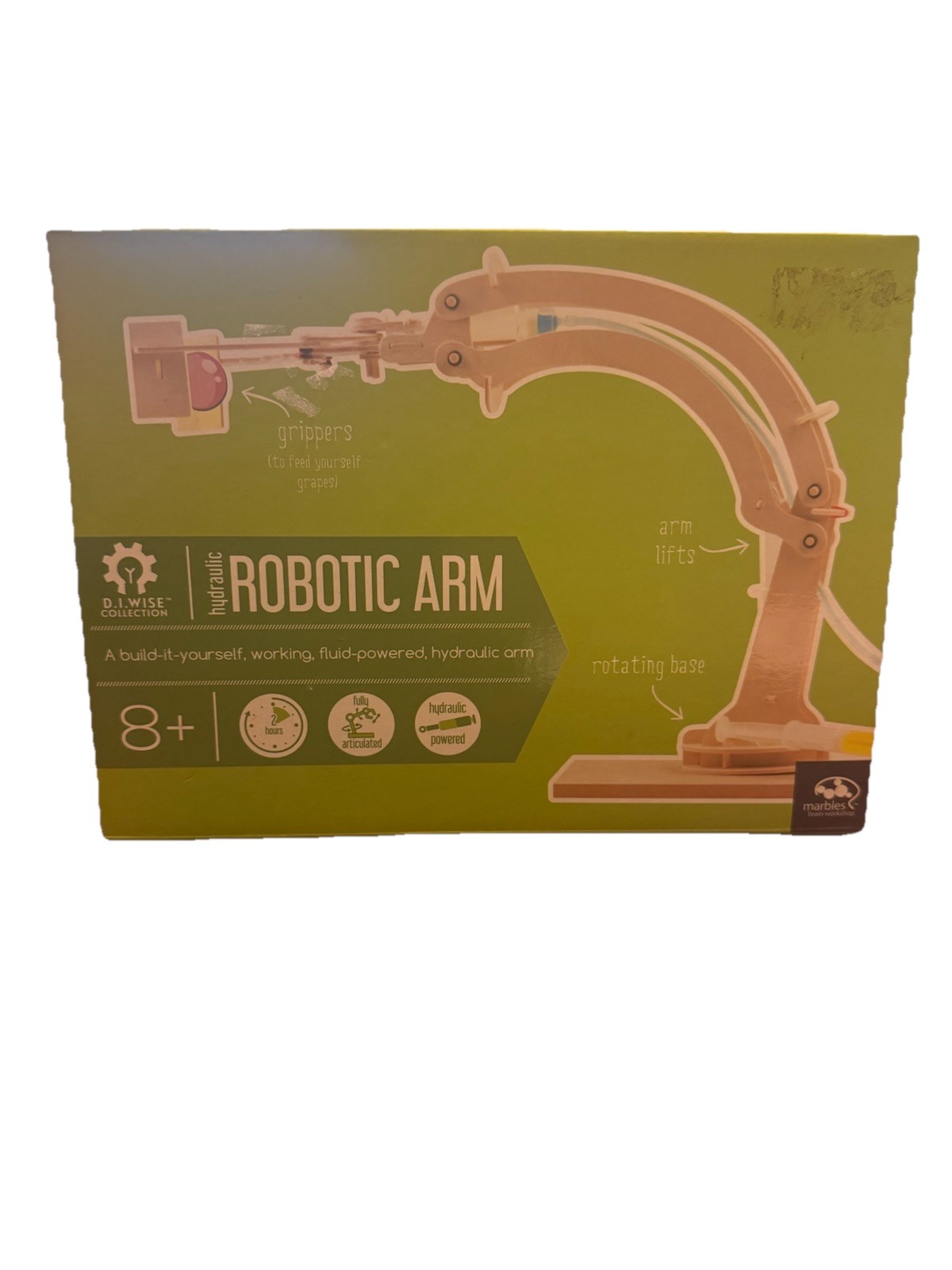 Hydraulic Robotic Arm D.I. Wise Collection Engineering Science Ages 8+ (NEW)