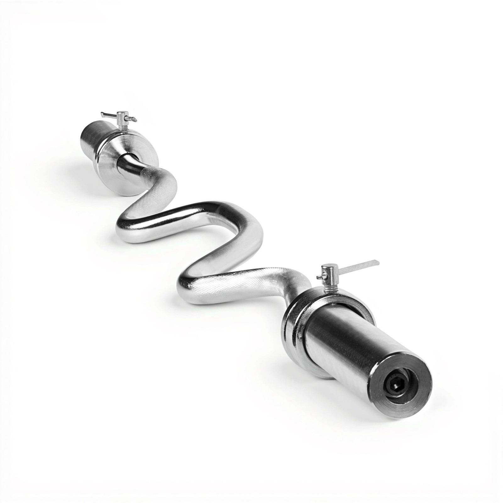 CAP 48" Olympic Super Curl Bar | Heavy Duty Solid Steel, 500 lb Capacity Chrome