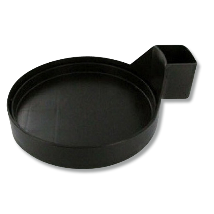 B&G TB-1 Plastic Spray Tank Bottom Black
