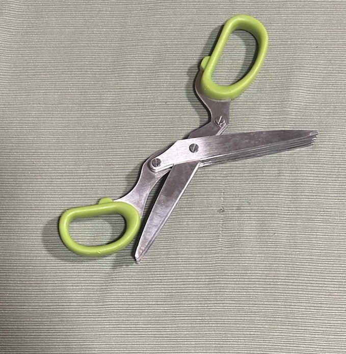 Herb Scissors 5 Cutting Blades Multipurpose Steel Shears