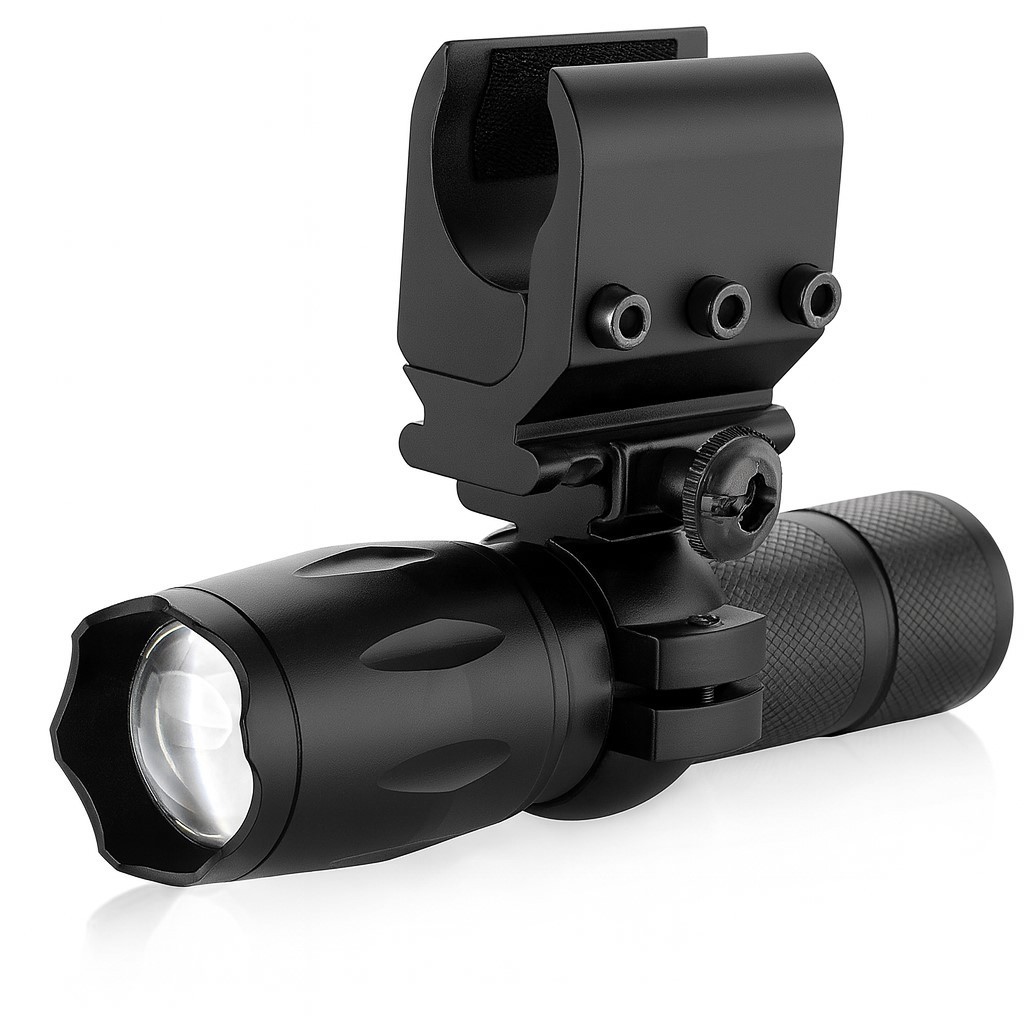 TRINITY 1000 Lumen Flashlight for Mossberg 500 12 Gauge with Tube Mount Kit