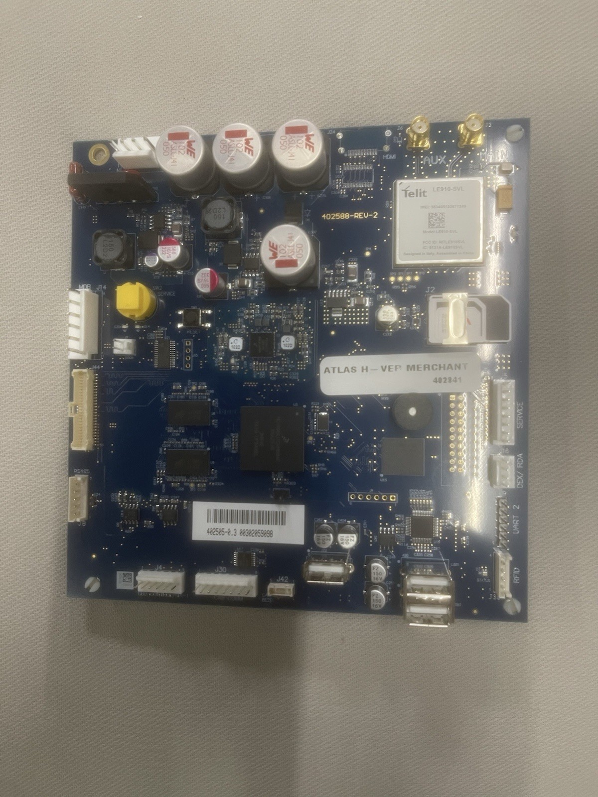 Crane 402841 Atlas H Control Board With Verzion