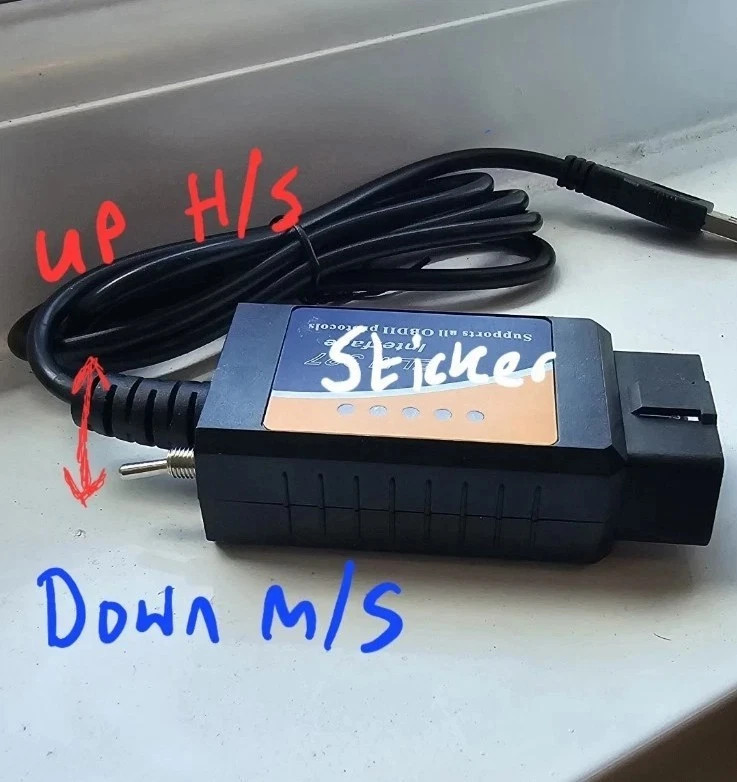 For Ford FORScan OBD2 Code Reader ELM327 V1.5 USB Modified Scanner HS/MS CAN US