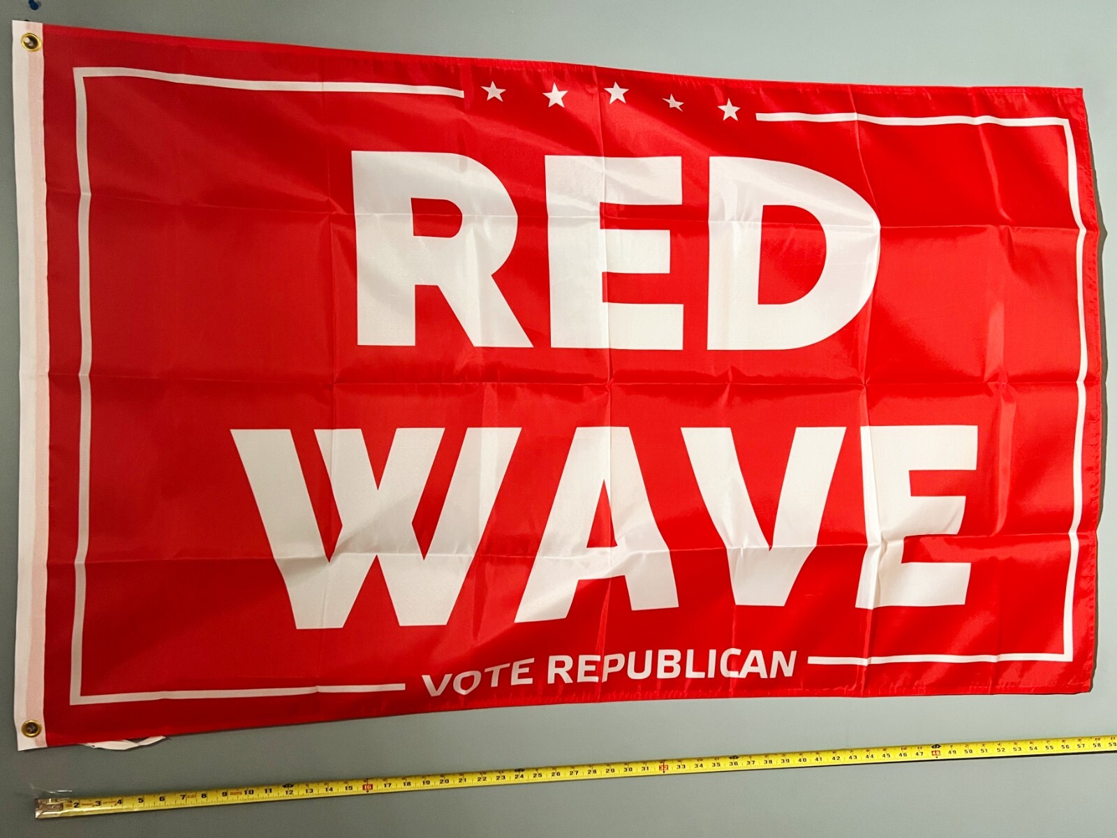 DONALD TRUMP FLAG FREE USA SHIP Red Wave Red Save America Desantis USA Sign 3x5'