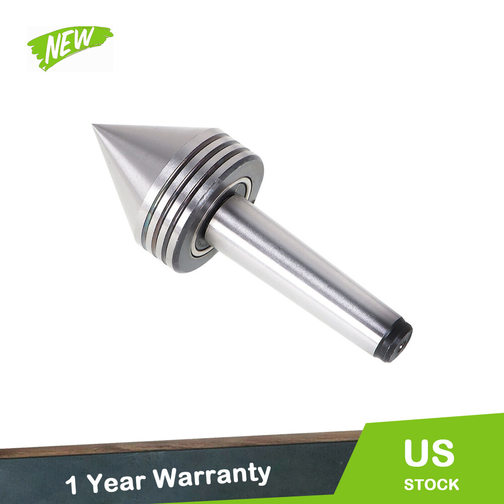 Heavy Duty Bearing Lathe Turning Rotary Live Center Shaft Morse Taper MT2