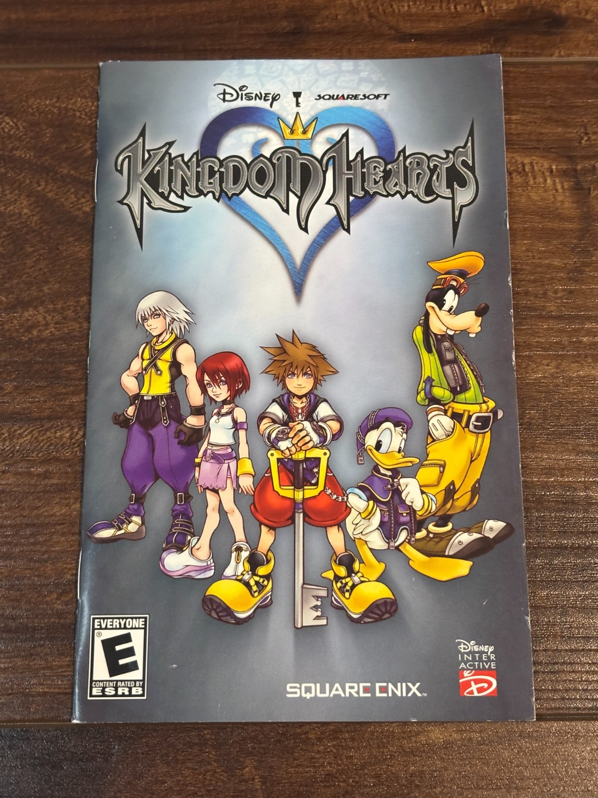 Kingdom Hearts PS2 Playstation 2 Instruction Manual Only