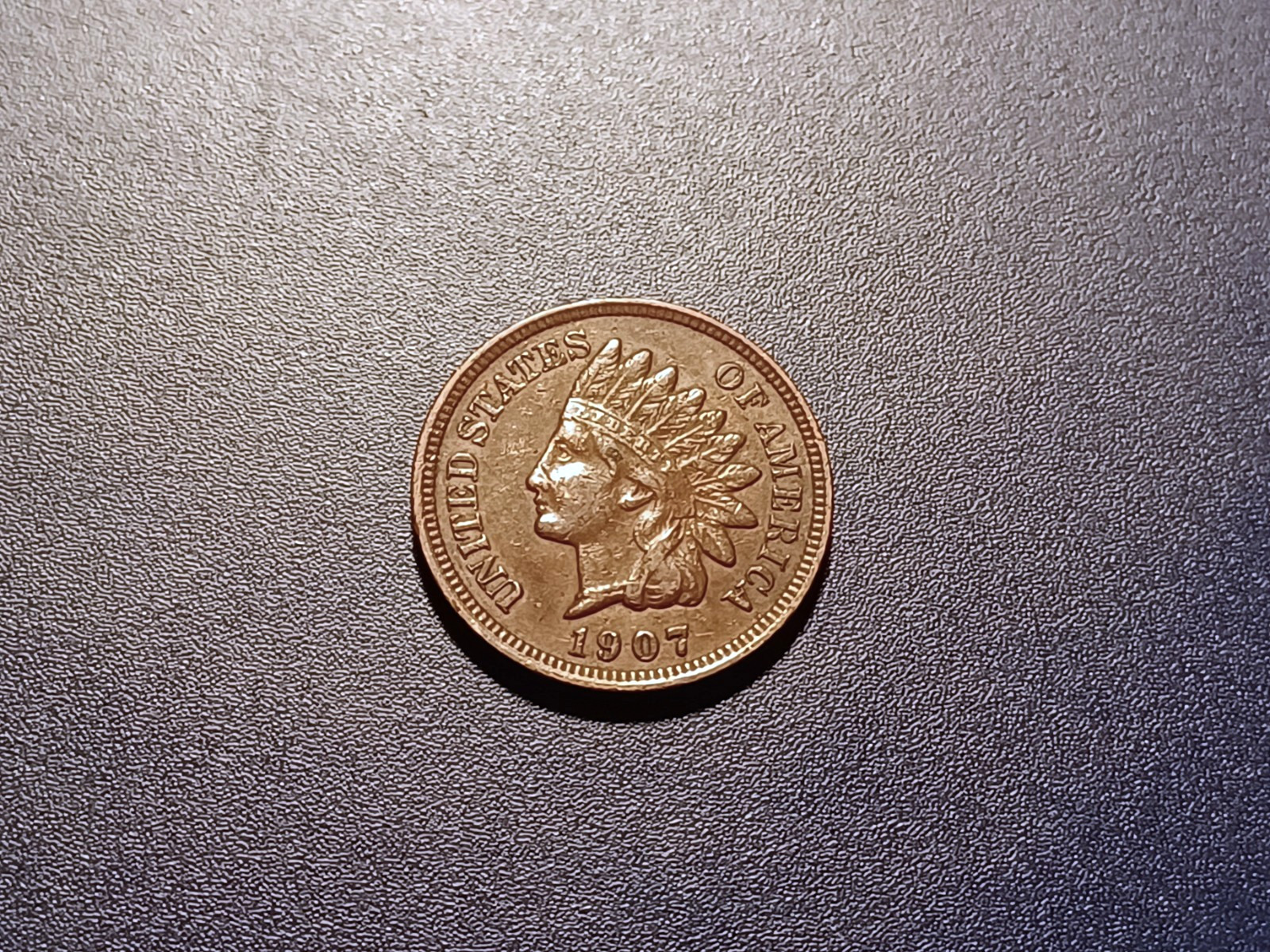 Nice AU 1907 Indian Head Cent