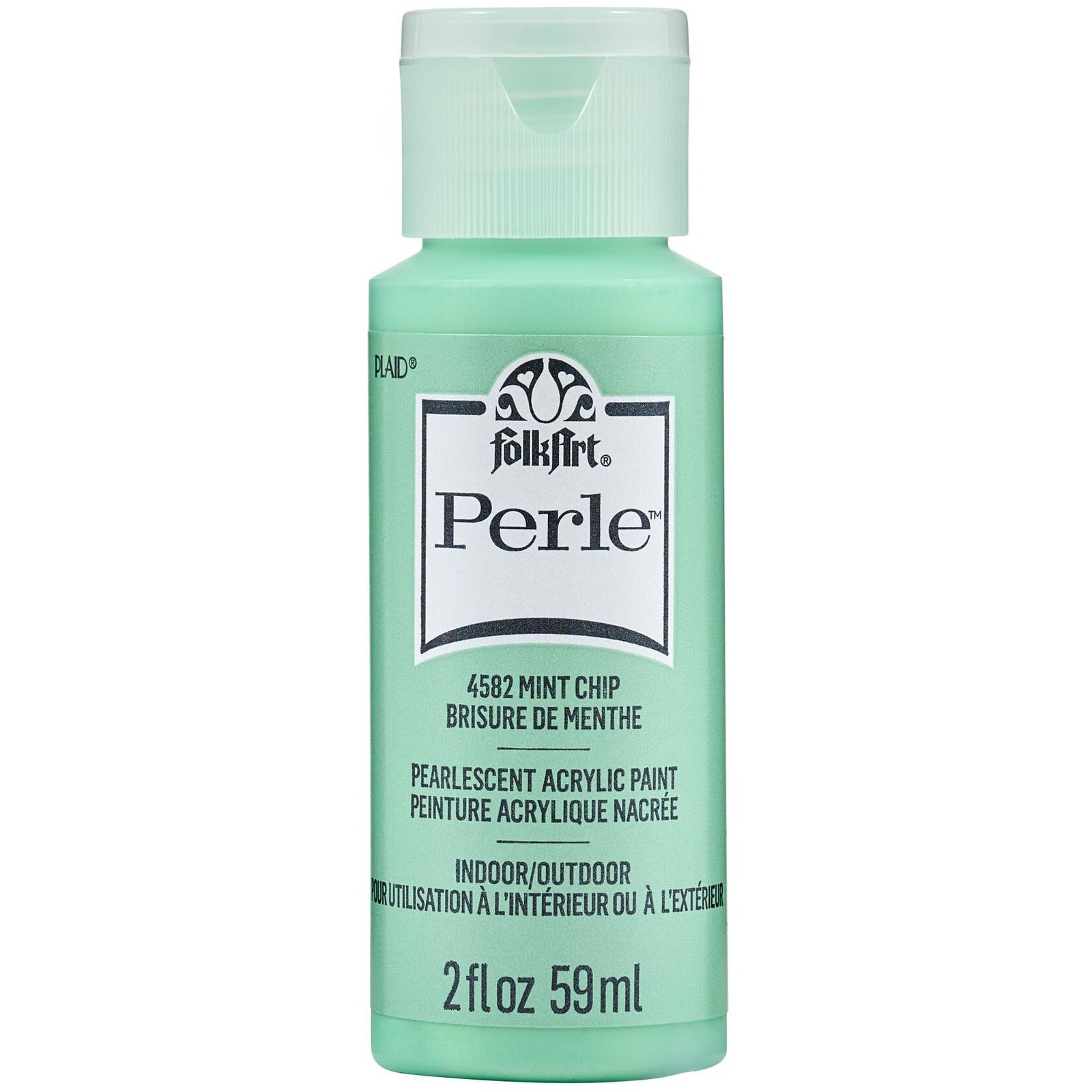 FolkArt Perle Acrylic Paint 2oz-Mint Chip