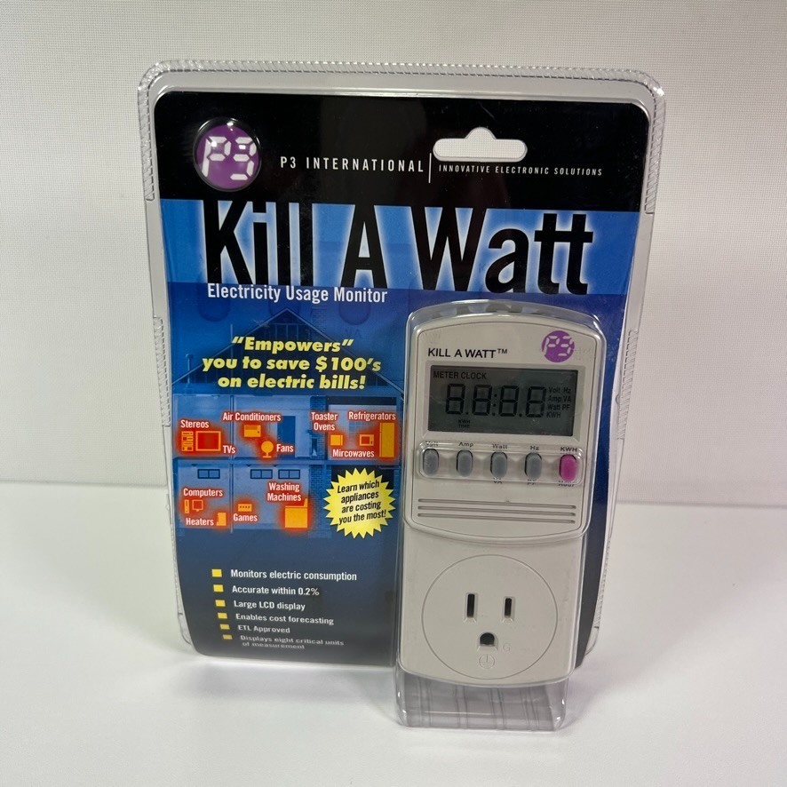 P3 International Kill A Watt Electricity Usage Monitor Model: P4400 * NEW!