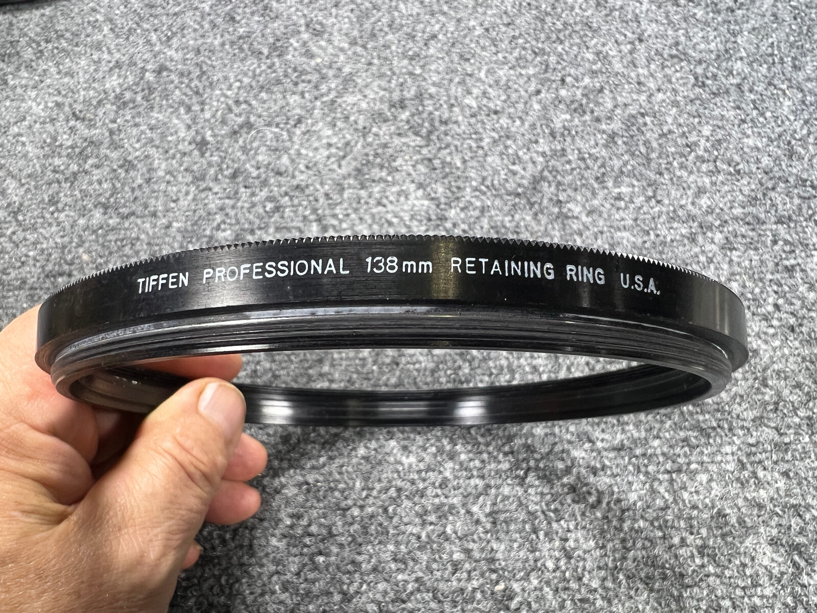 Tiffen 138mm Retaining Ring MFR #138RR -  Very Clean